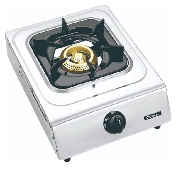 Plaque à gaz BIOLUX 1 feux inox (M.4030 X AL) Plaque à gaz BIOLUX 1 feux inox (M.4030 X AL)